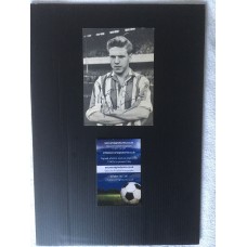 Signed picture of Albert Quixall the Sheffield Wednesday footballer